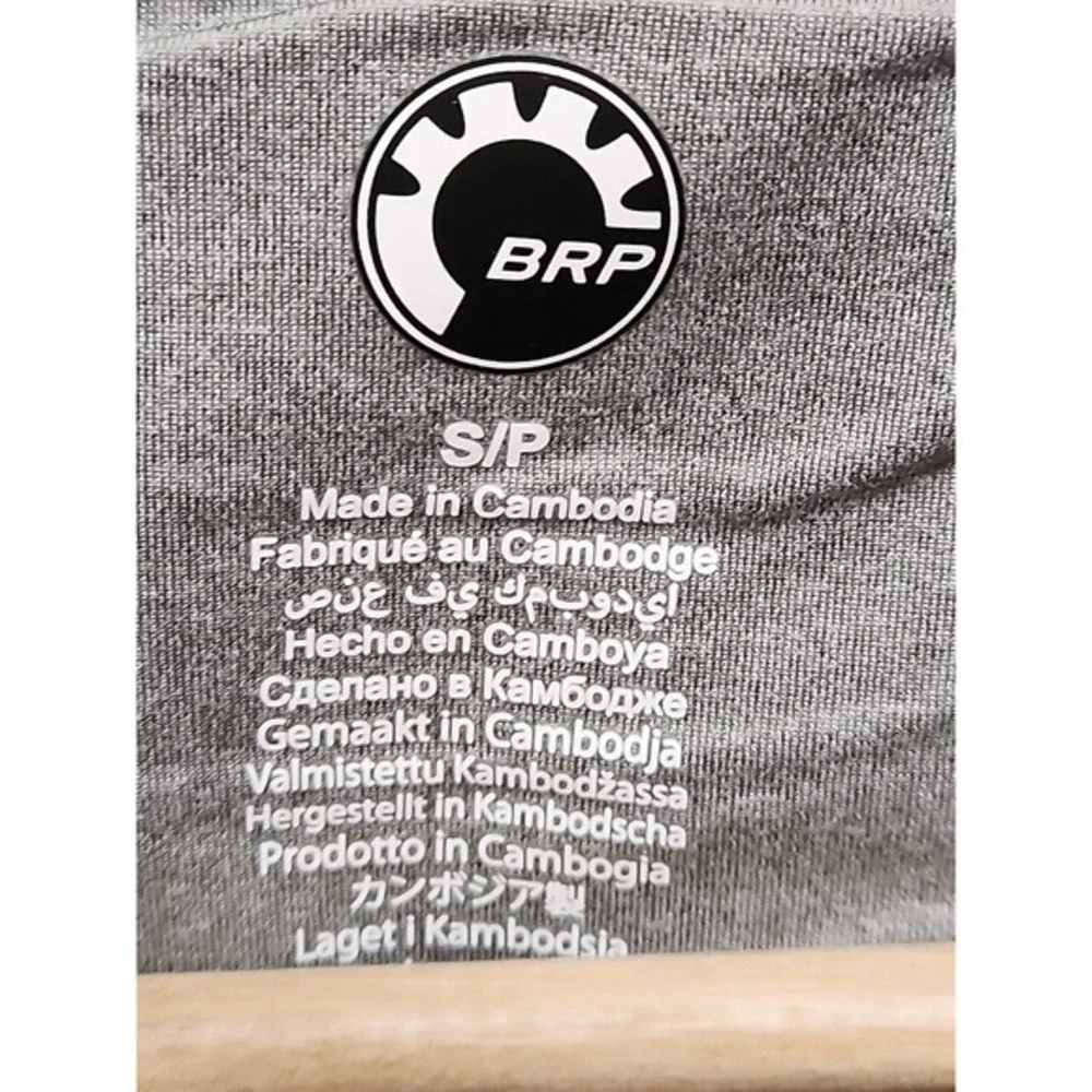 BRP OEM Sea-Doo‎ Rashguard Shirt| Smoke Gray | Men's Size: Small 4546661257